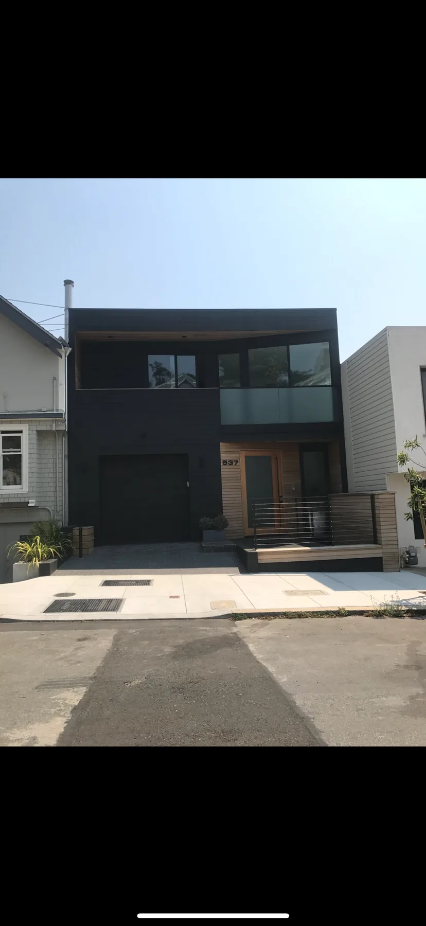 Finished residential exterior construction project